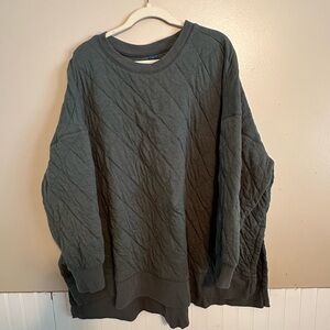 Old Navy, quilted tunic crew neck, 4x